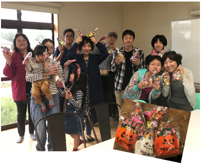 ハロウィン　ひとり親家庭　お菓子配布プロジェクト